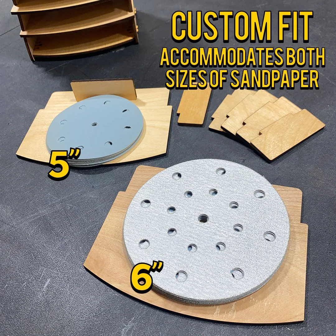 Orbital SANDPAPER Storage with French Cleat — A Glimpse Inside