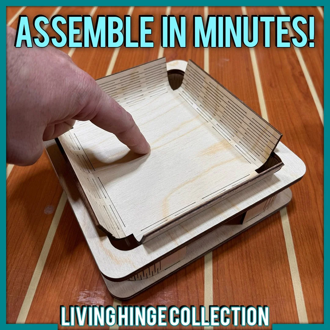 Every Day Carry (EDC) Tray "Living Hinge Collection" — A Glimpse Inside