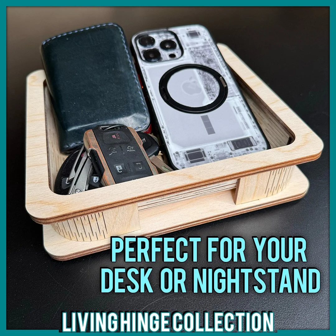 Every Day Carry (EDC) Tray "Living Hinge Collection" — A Glimpse Inside