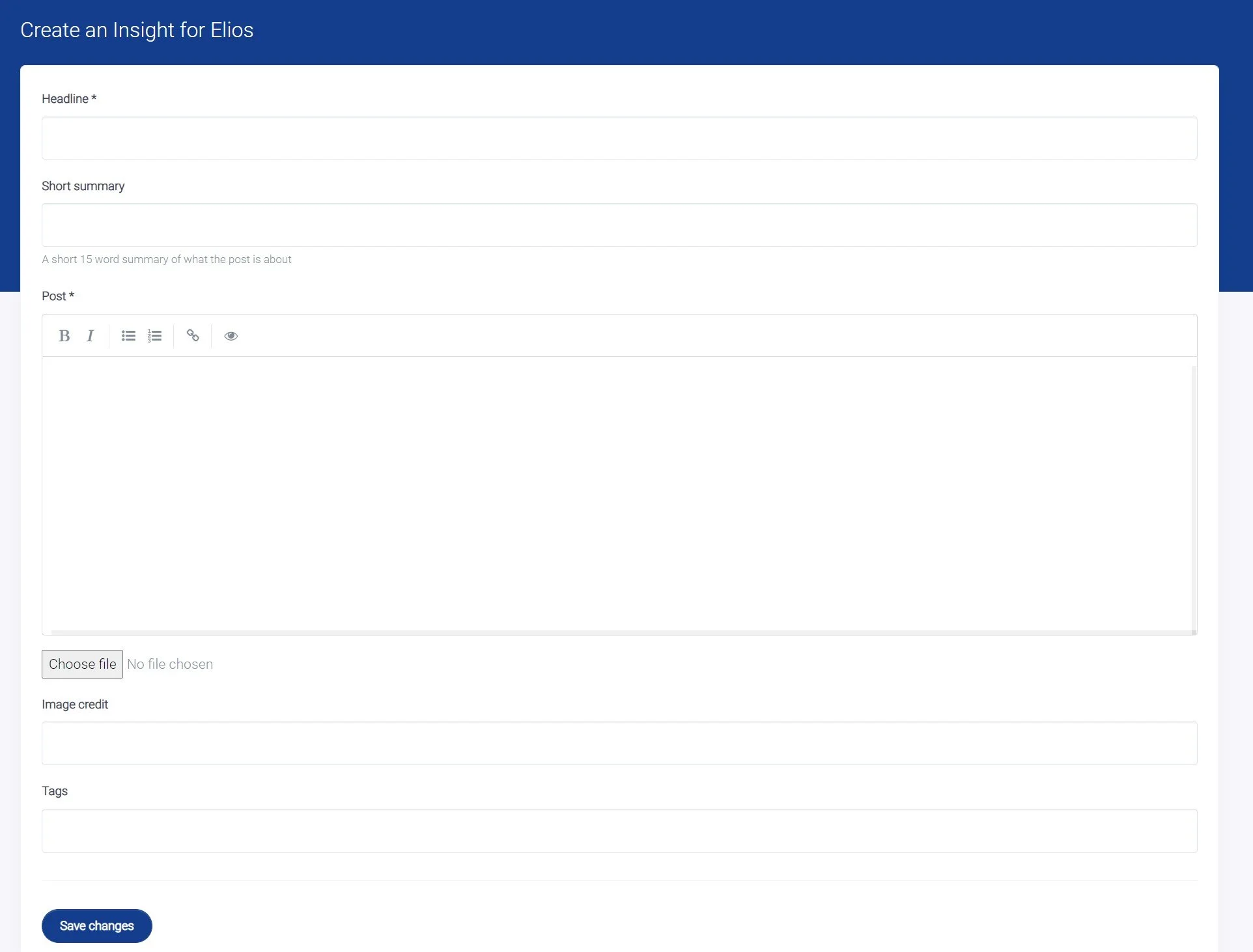 Idea Catalog Update - User Generated Content