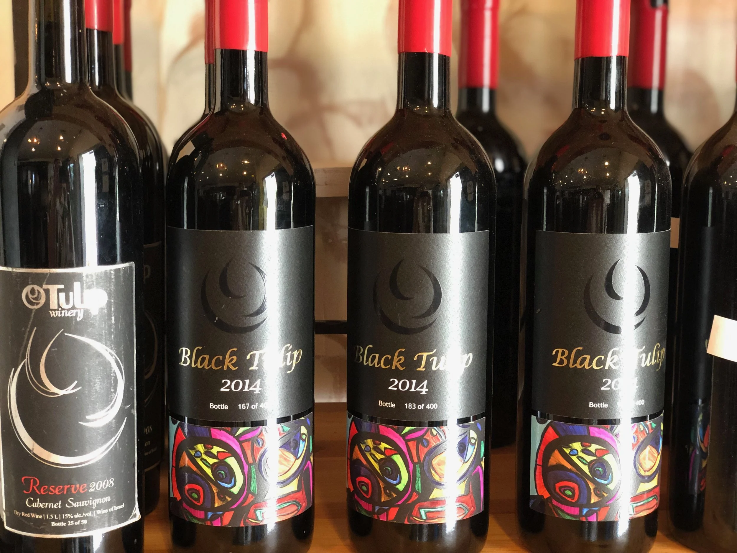 A selection of Tulip wines