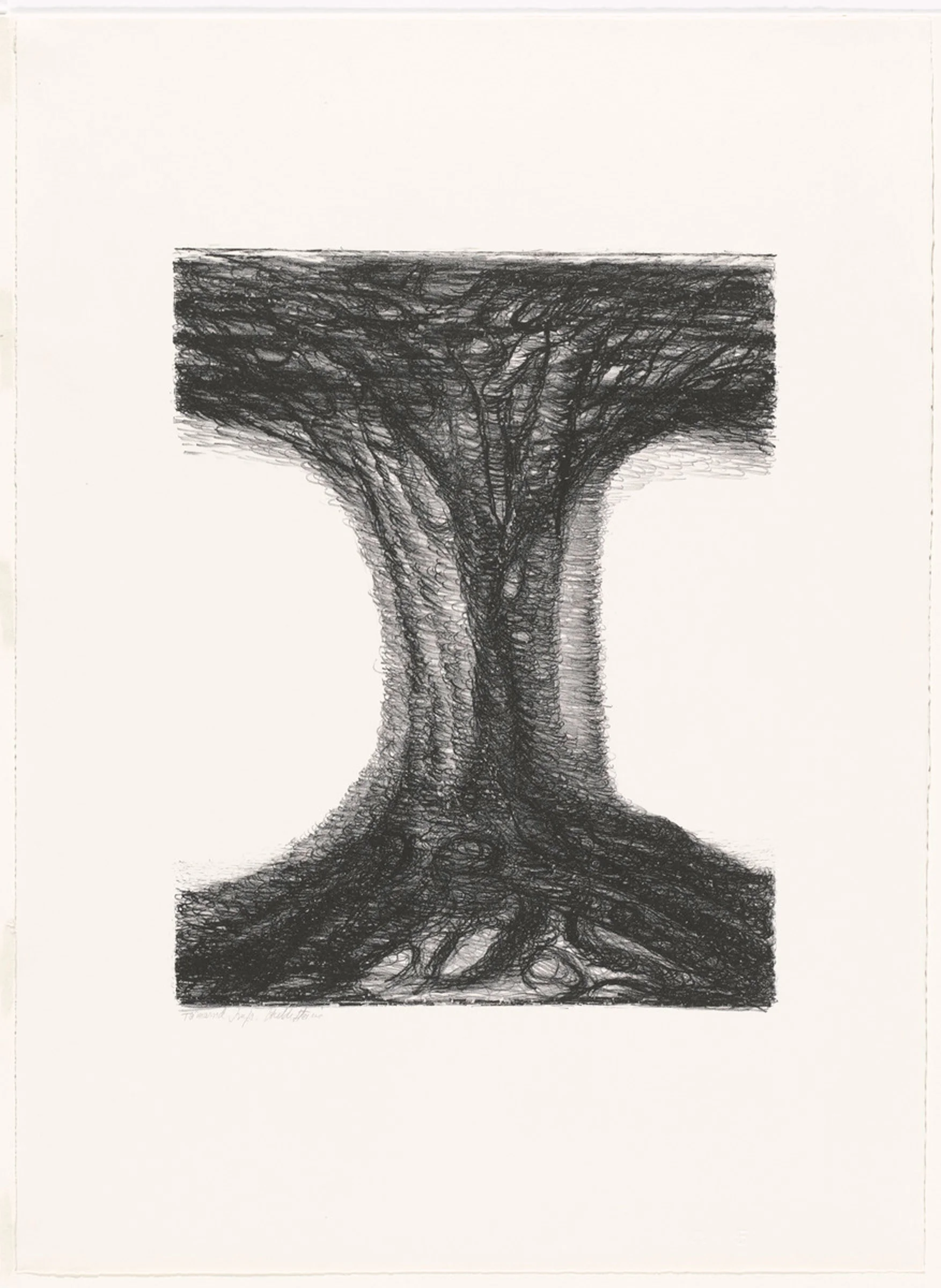  Hedda Sterne,&nbsp; Untitled , 1967, Lithograph (edition of 15), 29 in. x 21 in. 