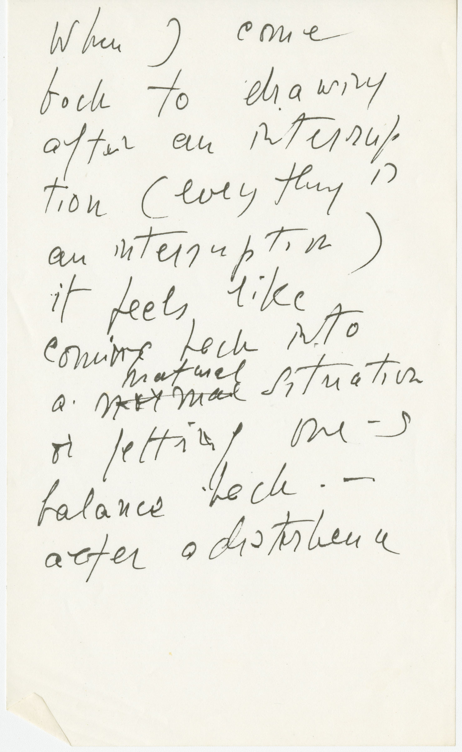 - Hedda Sterne, undated note from the Archives of The Hedda Sterne Foundation, New York