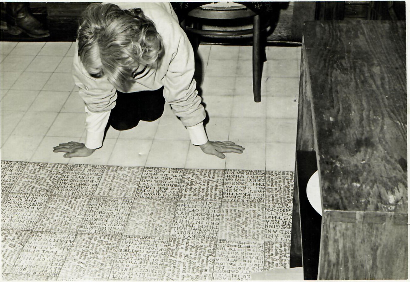   1977   First retrospective exhibition mounted at Montclair Art Museum, April through June.     1980   Begins a new, highly mediative body of work that will become one of her longest sustained explorations, focusing on architectural and geometric sp