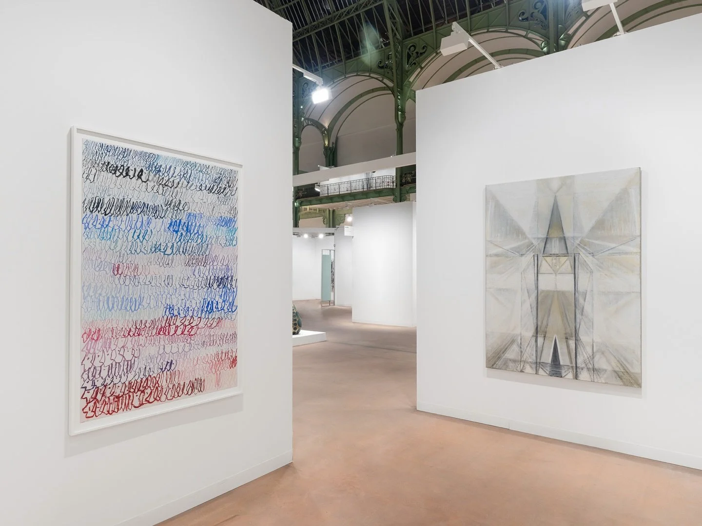 Hedda Sterne’s “Pyramids” hangs along works by @dohosuhstudio and @chrisofili at @artbasel Paris in @victoriamirogallery presentation (Booth B17) through October 26th!
Work: Hedda Sterne, Pyramids, 1984. Acrylic on canvas, 72 x 54