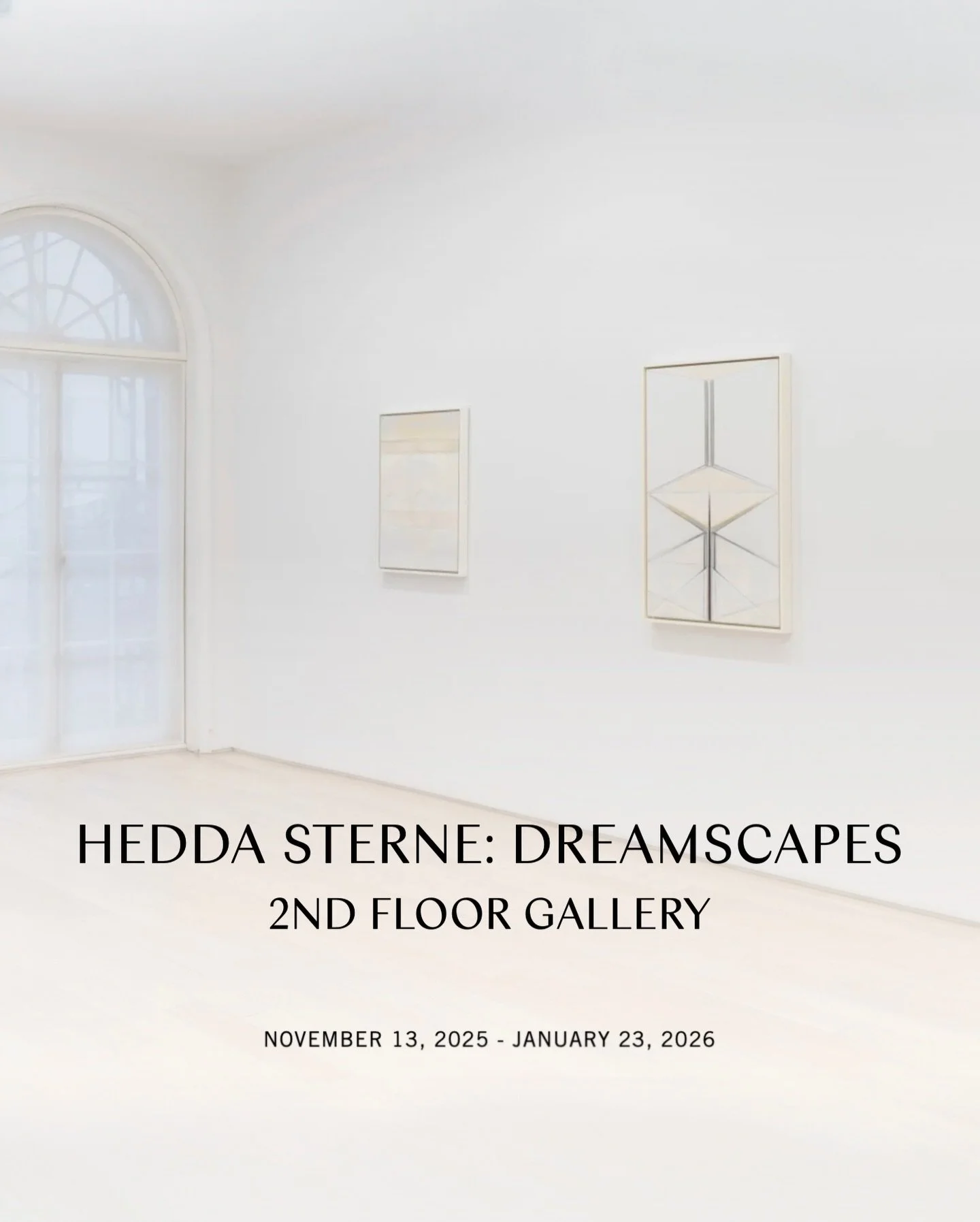 Up @vandorenwaxter through January 30, 2026 - Hedda Sterne: Dreamscapes, An exhibition sharing 15 works from the 1970s and 1980s, including work from Sterne&rsquo;s rarely-exhibited &ldquo;Signs&rdquo; series. 

The paintings and drawings in Dreamsca