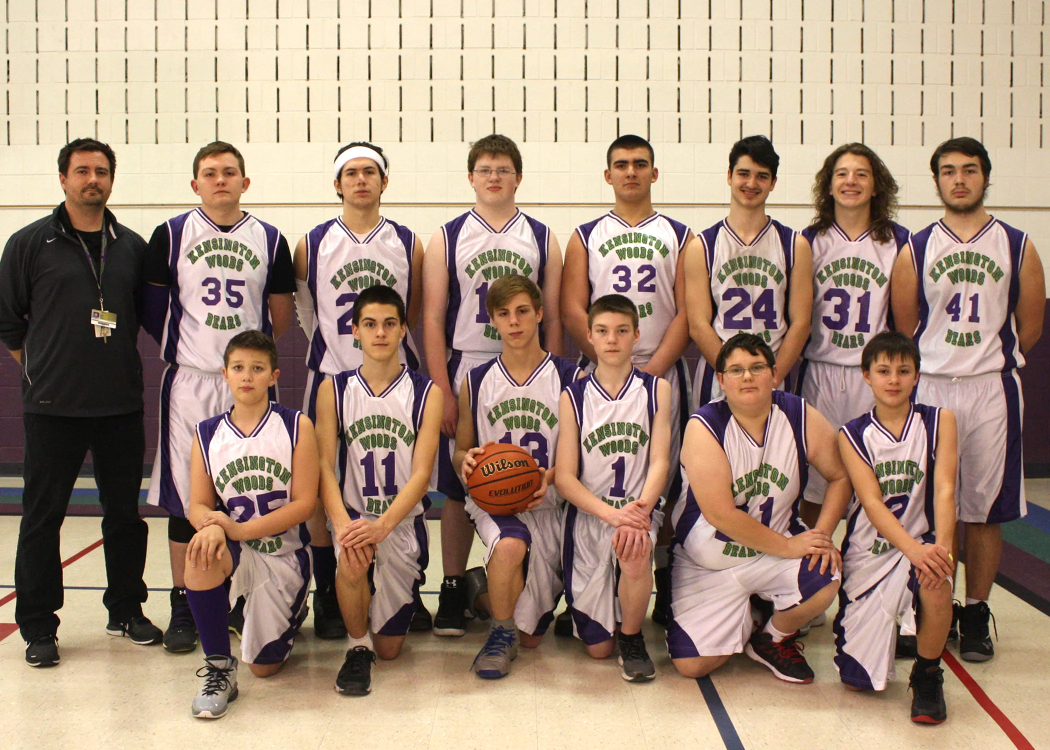 Kensington Woods Schools Boys Basketball, 2016-2017