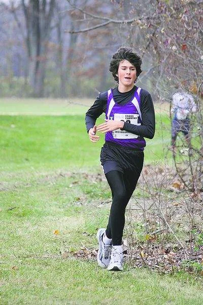 Freshman Dave Doyle qualified for the Division 4 cross country state finals and represented Kensington Woods in in the fall. (Courtesy photo)