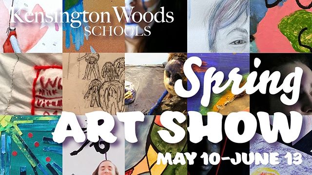 Please join us on May 10 from 5:30-7pm for our first annual Spring Art Show Opening Reception. We will have light refreshments, interactive art activities hosted by National Art Honors Society and, of course, art! 
The KWoods Spring Art Show, with wo