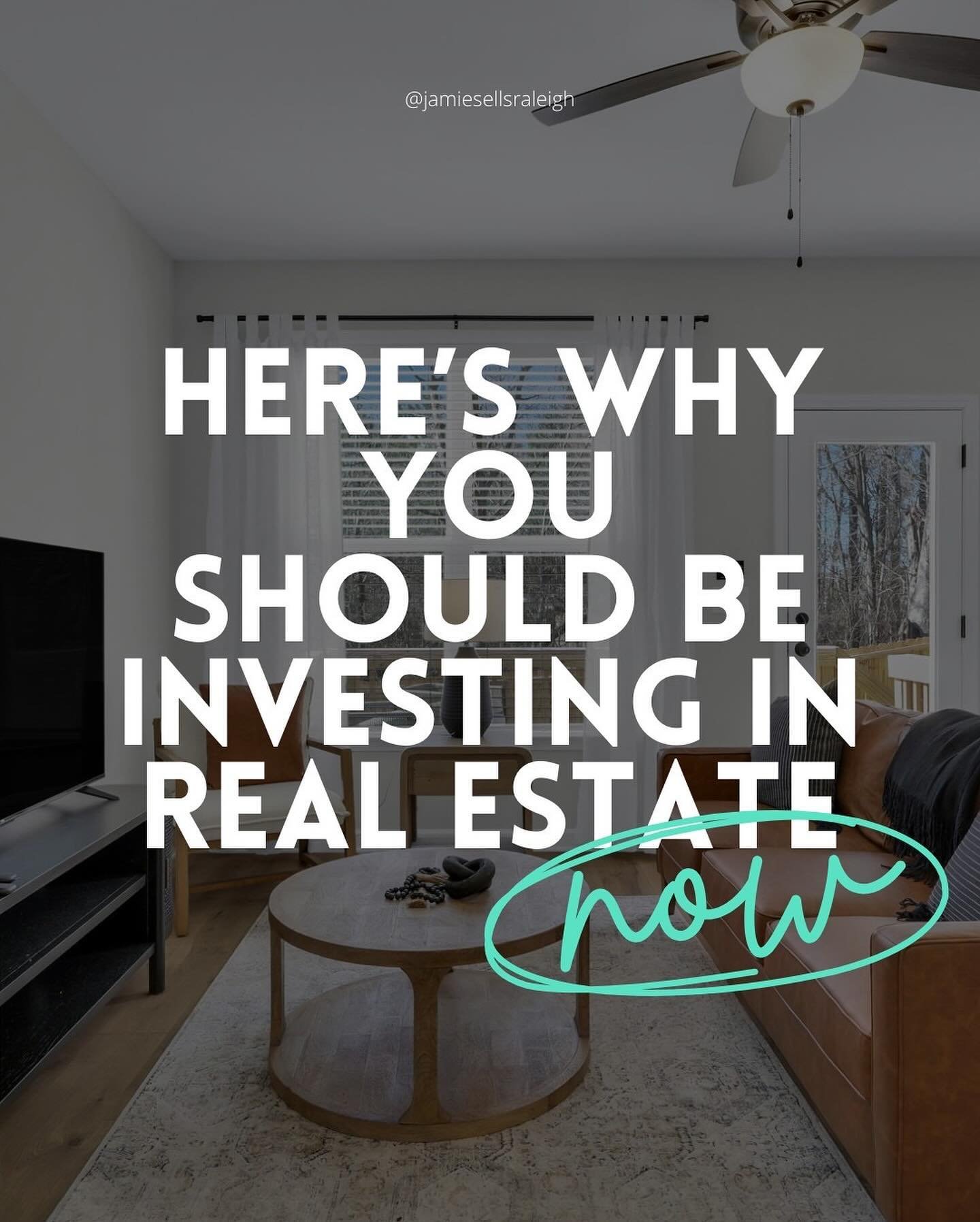 If you're not investing in real estate, 𝘆𝗼𝘂'𝗿𝗲 𝗯𝗲𝗵𝗶𝗻𝗱. 

Every day that you wait to buy a home is another day you lose out on equity. 

Whether you decide to get yourself into a midterm rental or want to flip houses, real estate is THE key