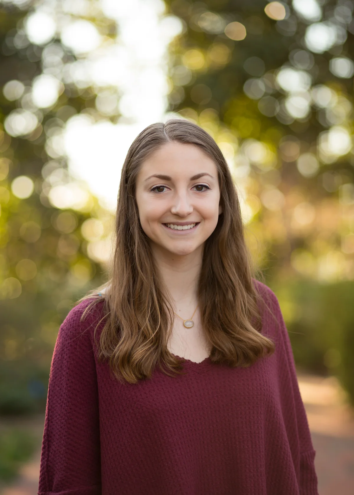 Lovely headshot with lovely high school senior - Charlotte High School Photographer