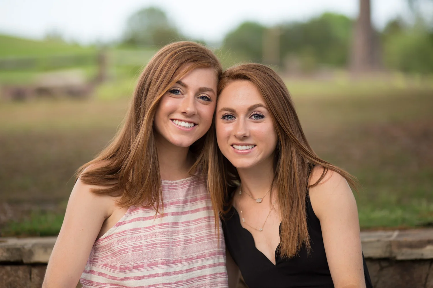 redhead twins - charlotte high school senior photographer