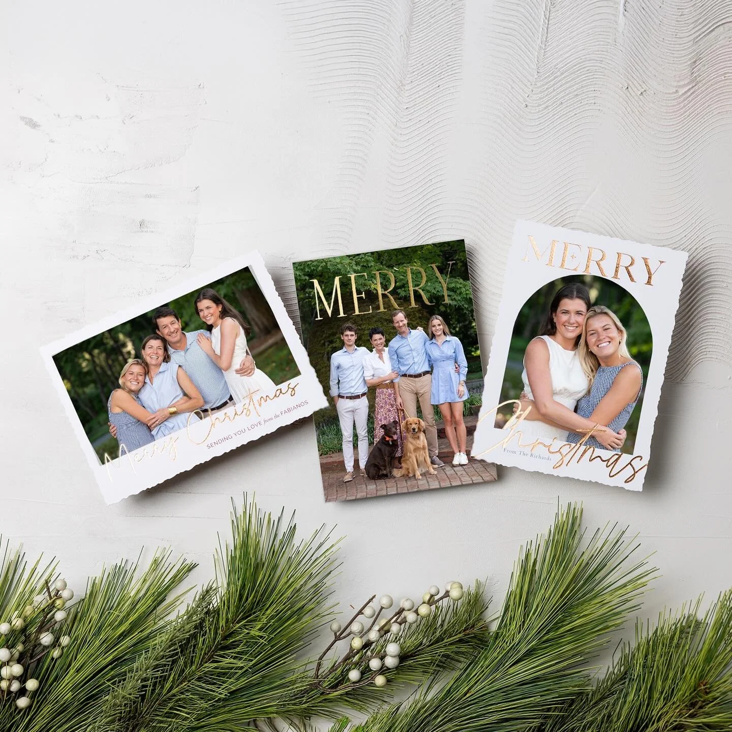 I carry lots of beautiful Christmas cards to showcase your gorgeous fall family photos. I&rsquo;m happy to help you get both checked off your list.