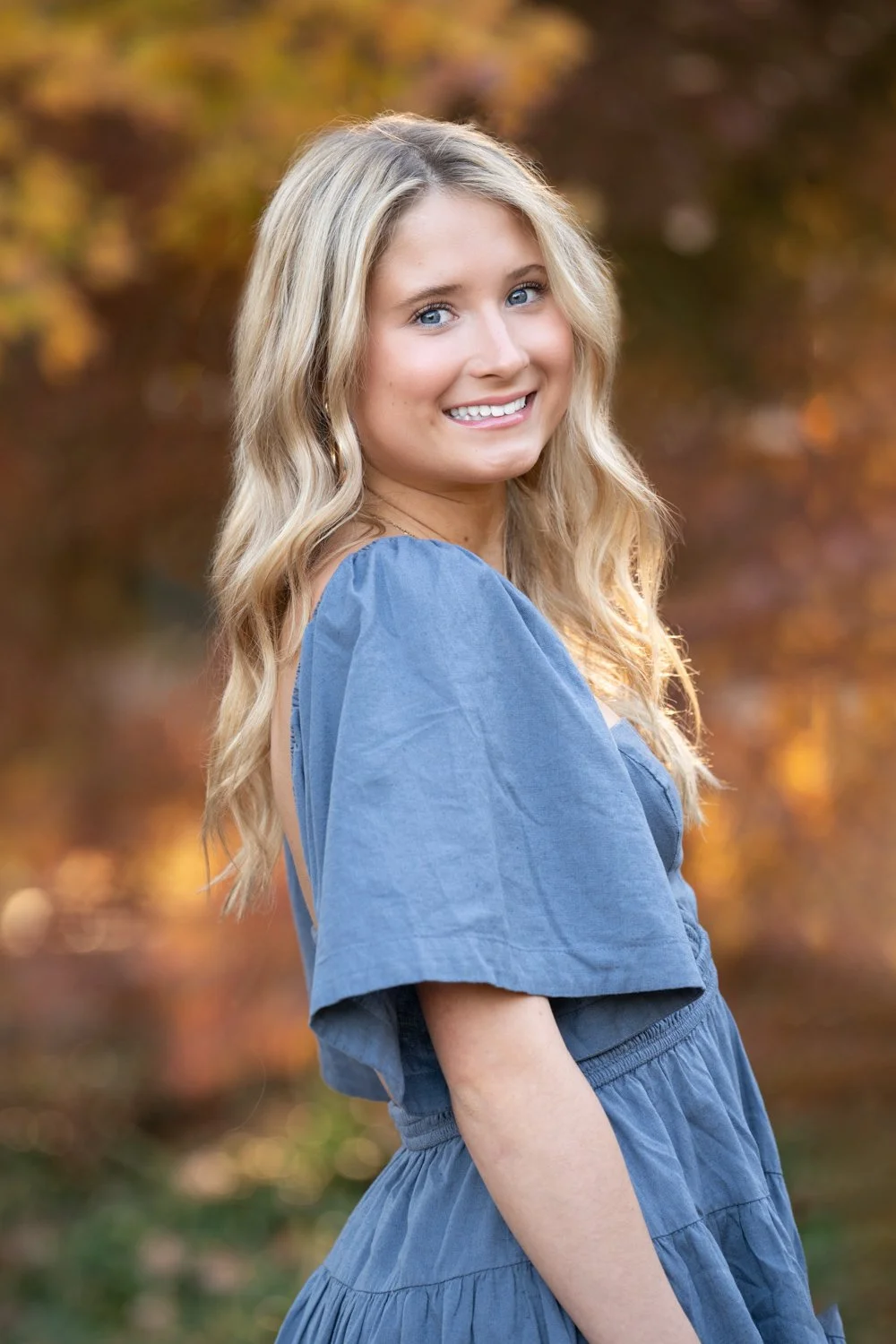 senior portrait taken in Charlotte