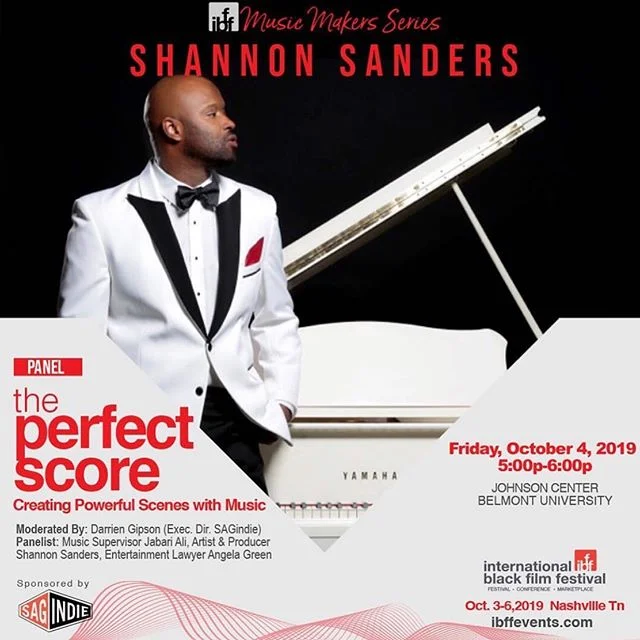 I&rsquo;m looking forward to a great panel discussion this evening at the @ibffnashville  about music for film and tv!