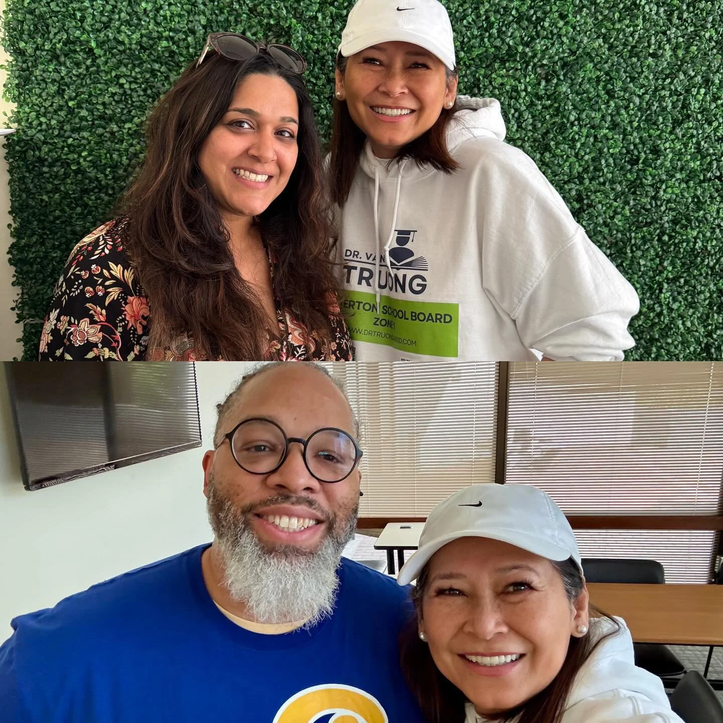 Collage the pictures together in one picture.&nbsp;&nbsp;&nbsp;

&ldquo;Thank you Justice and Nadia for your support!&nbsp;&nbsp;Let&rsquo;s do this!&nbsp;&nbsp;🙌&rdquo;
@justicerajeefororegon  @councilornadiahasan