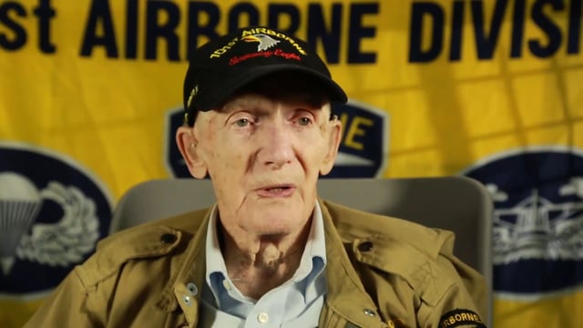 Jim "Pee Wee" Martin visits Susan Eisenhower in Gettysburg