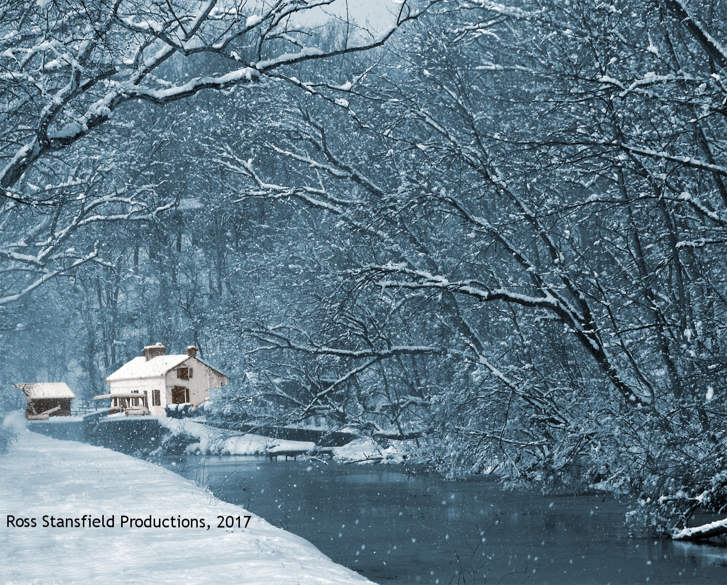 Swain's Lock House Winter
