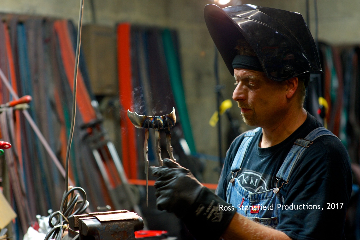 John Mitchell Welds Wolverine Claws