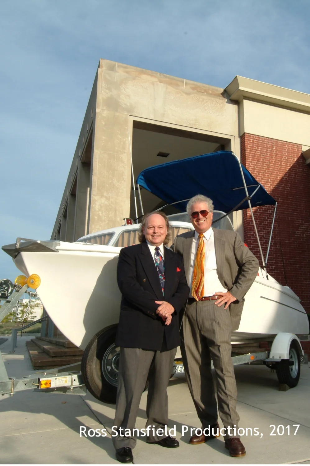 David Hagerman and Ross Stansfield with the 1959 Dorsett