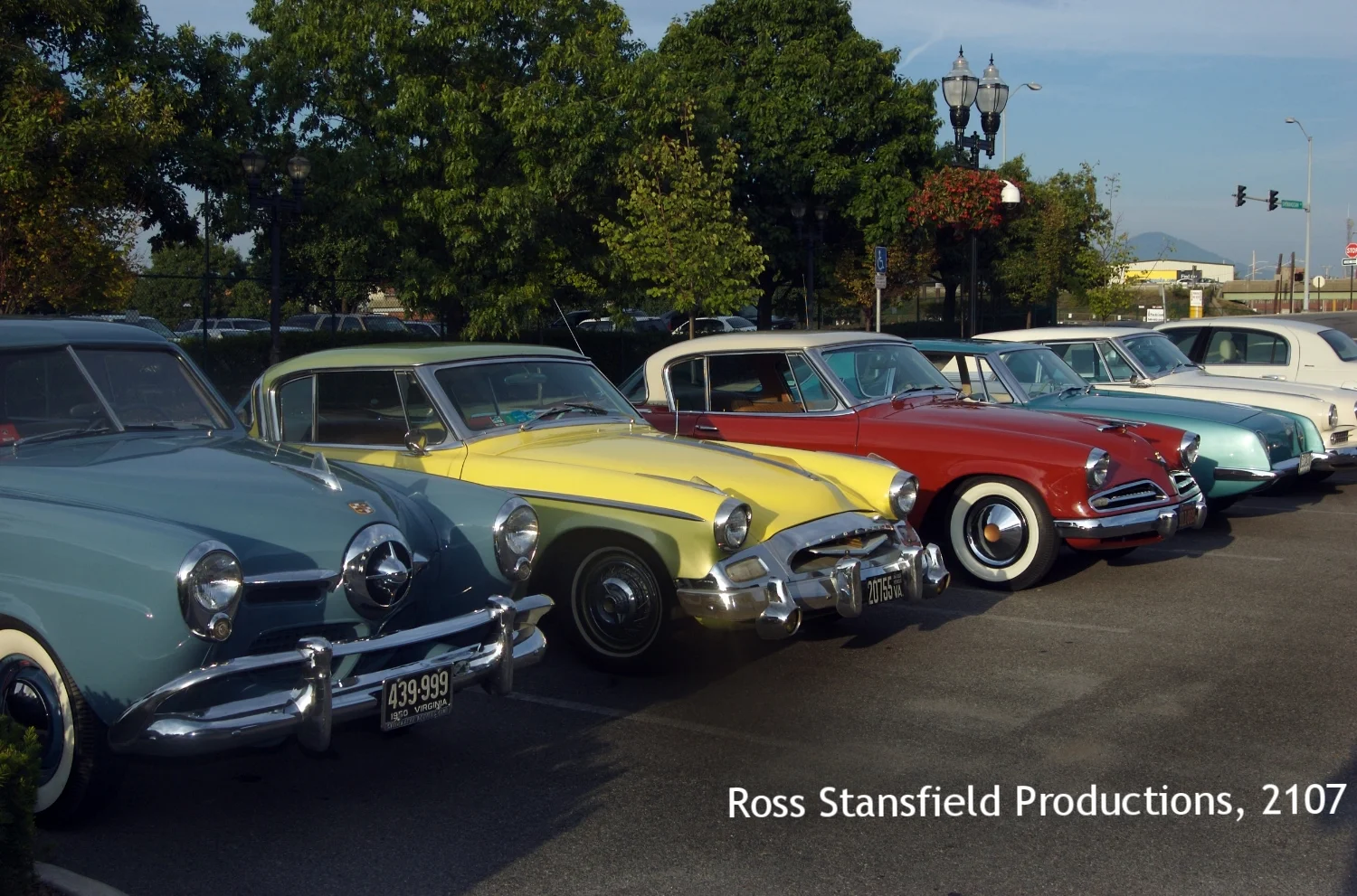 Line up of four Loewy designs for Studebaker
