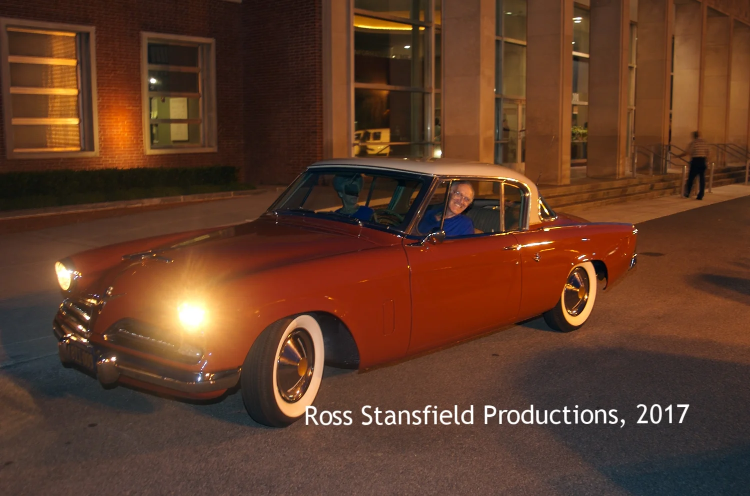 1953 Studebaker Loewy Coupe leaving the Link.