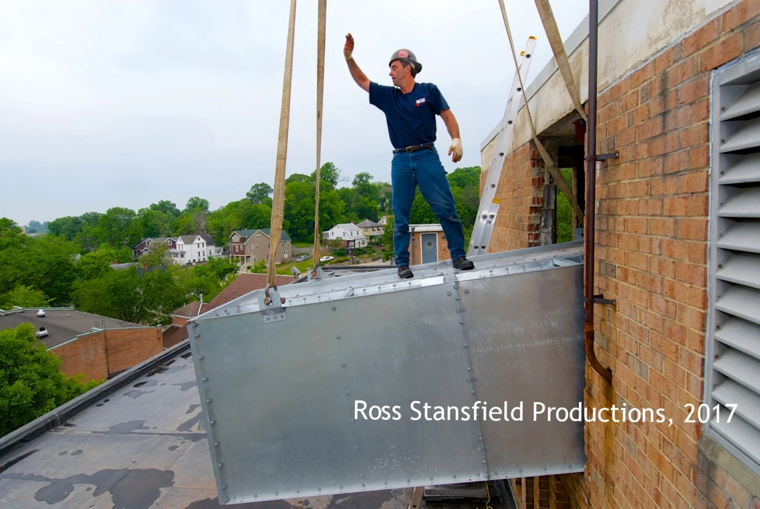 Communicating with the crane.