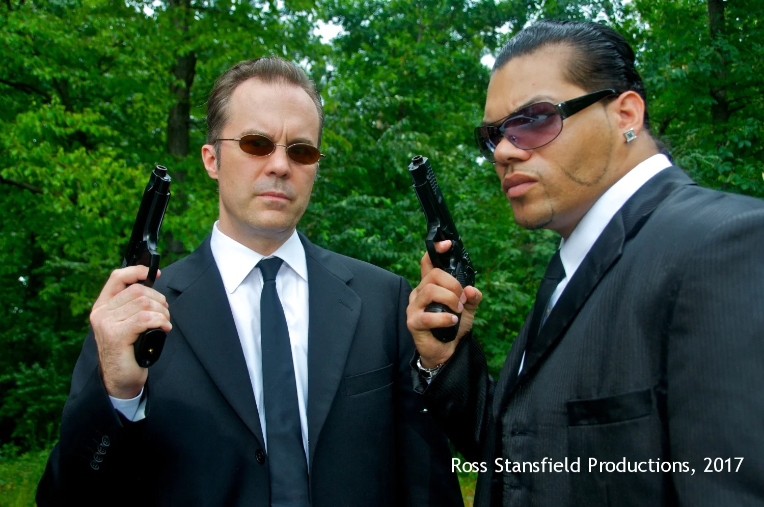 Chad Nagle and Lyon Beckwith in "Hard Fix"