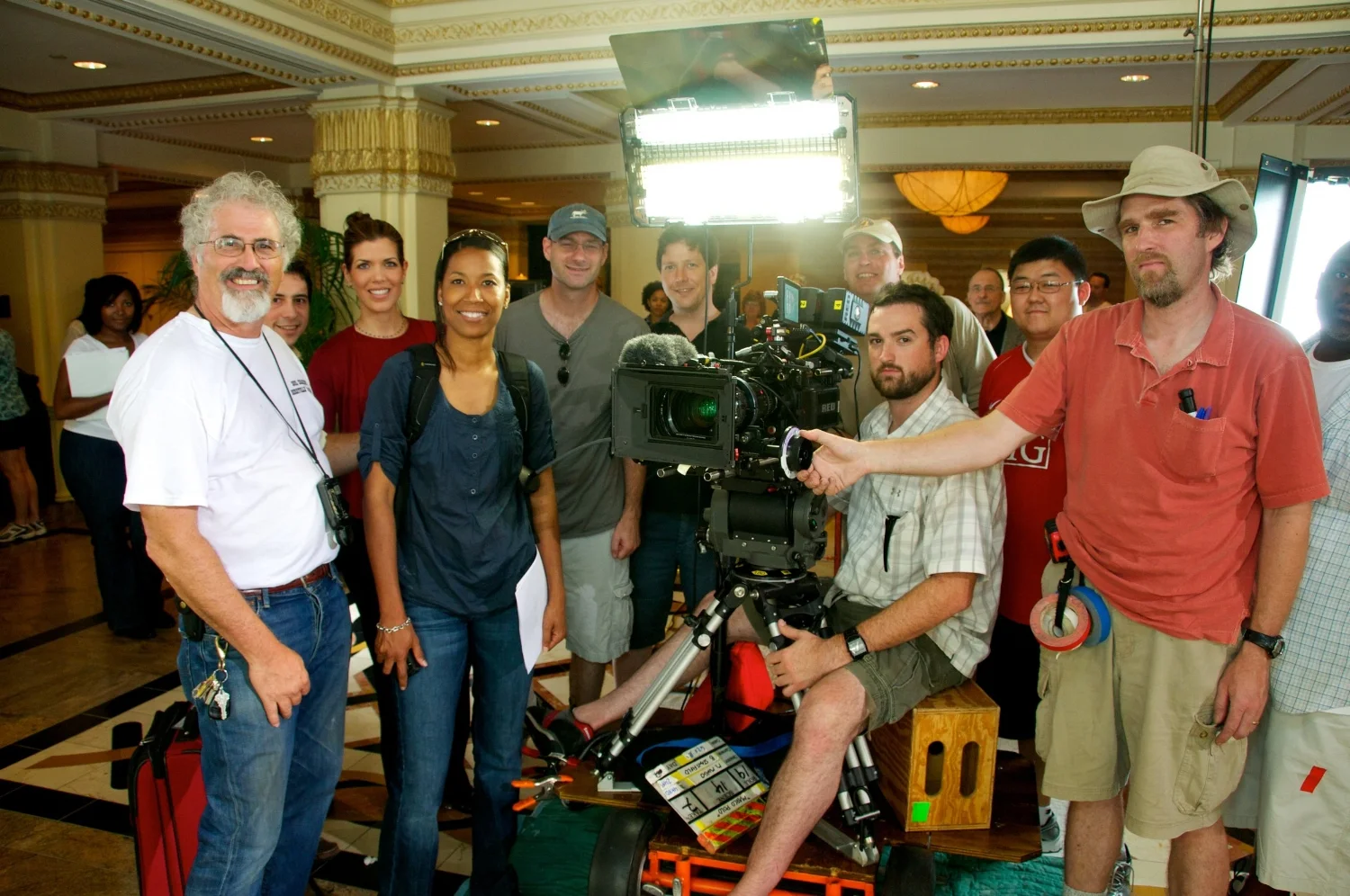 Production team "Marco Polo" at the Hamilton