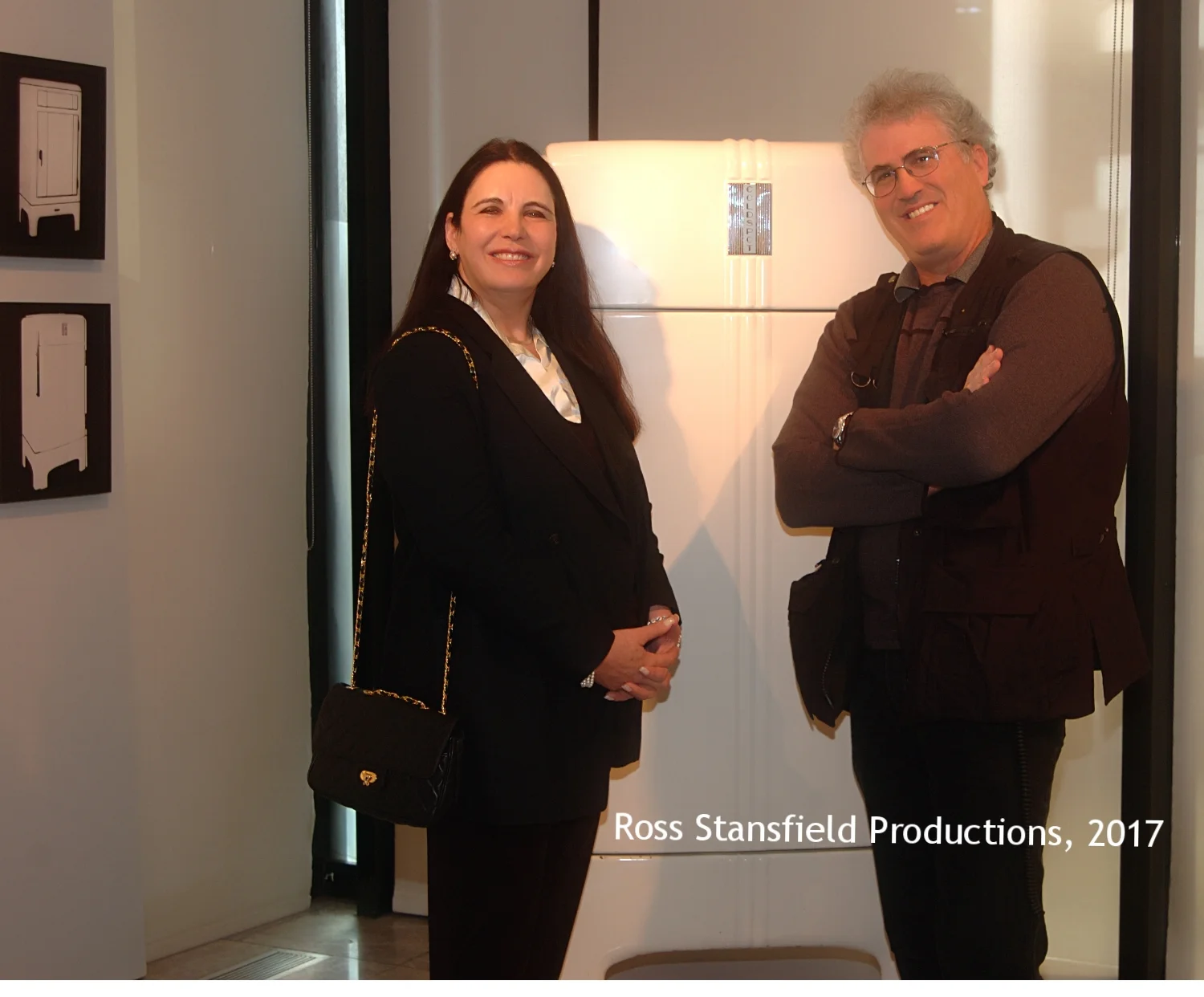 Laurence Loewy & Ross with the 1934 Sear Coldspot at Moda