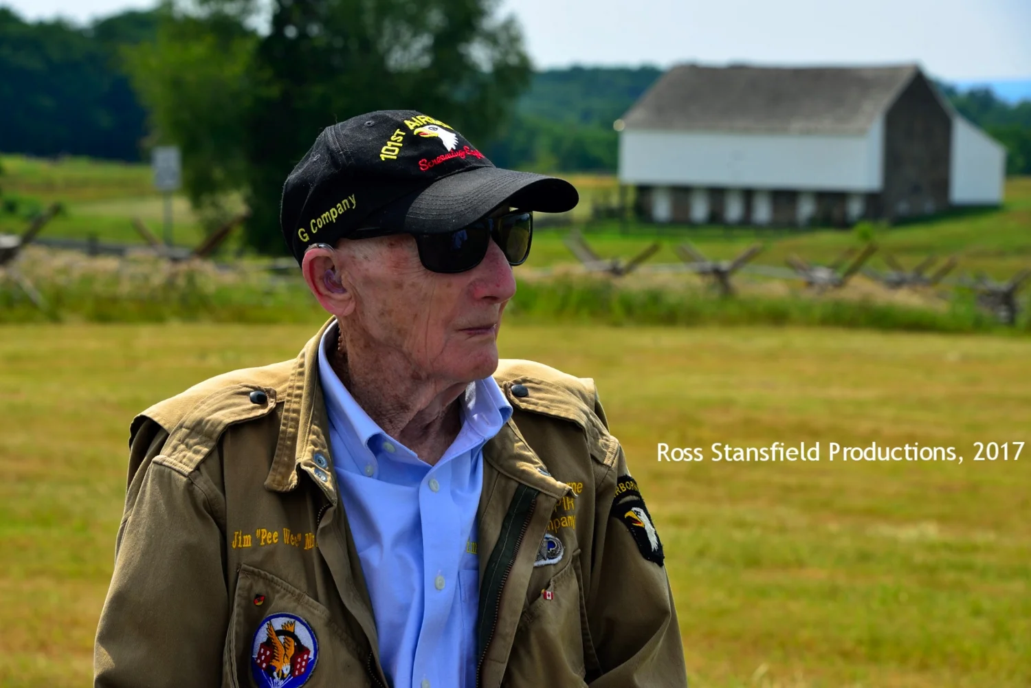Pee Wee Martin tours Gettysburg Battlefield.