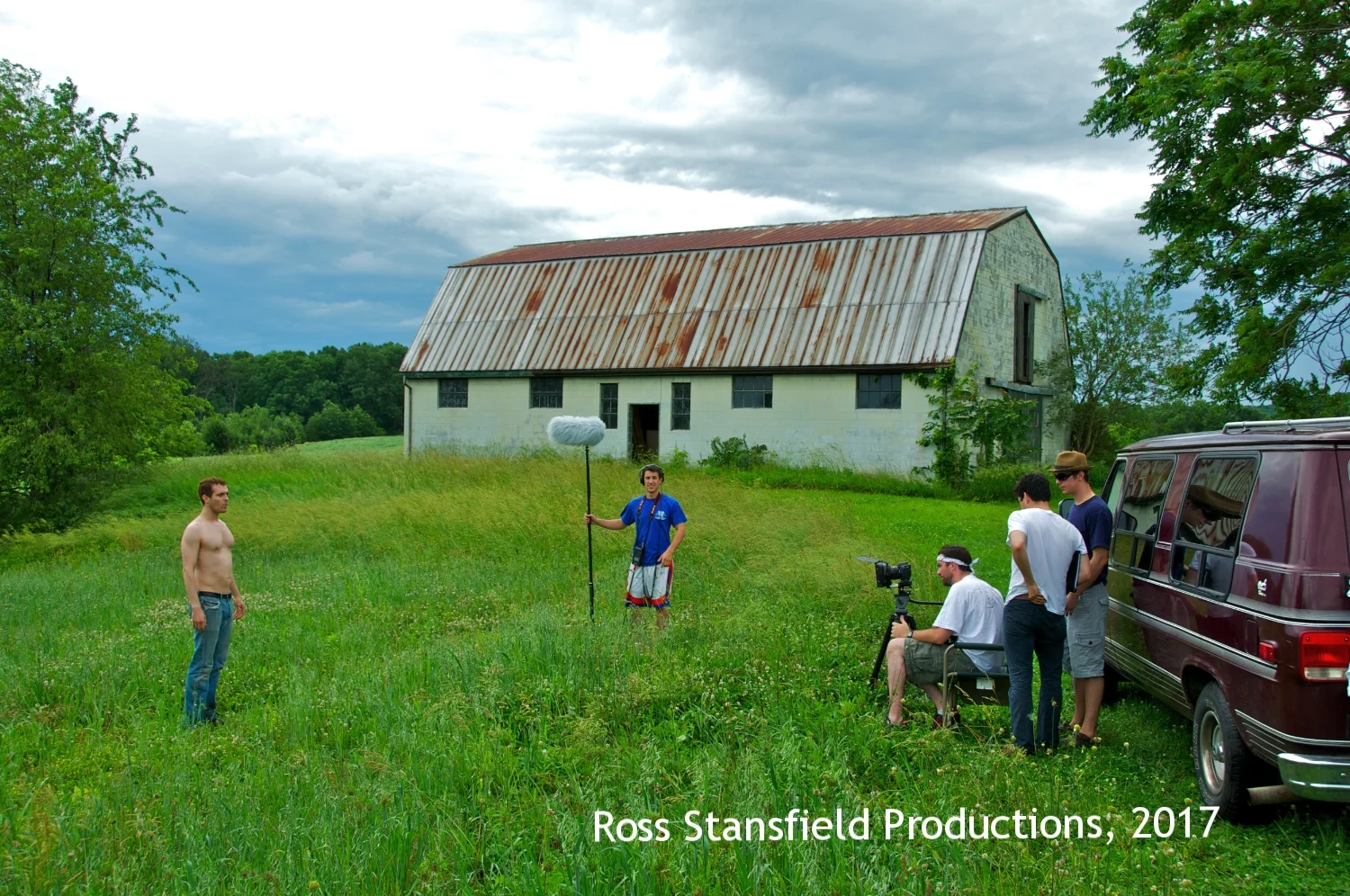 Filming "The Seer" Wandering hat and Aubrey Deeker