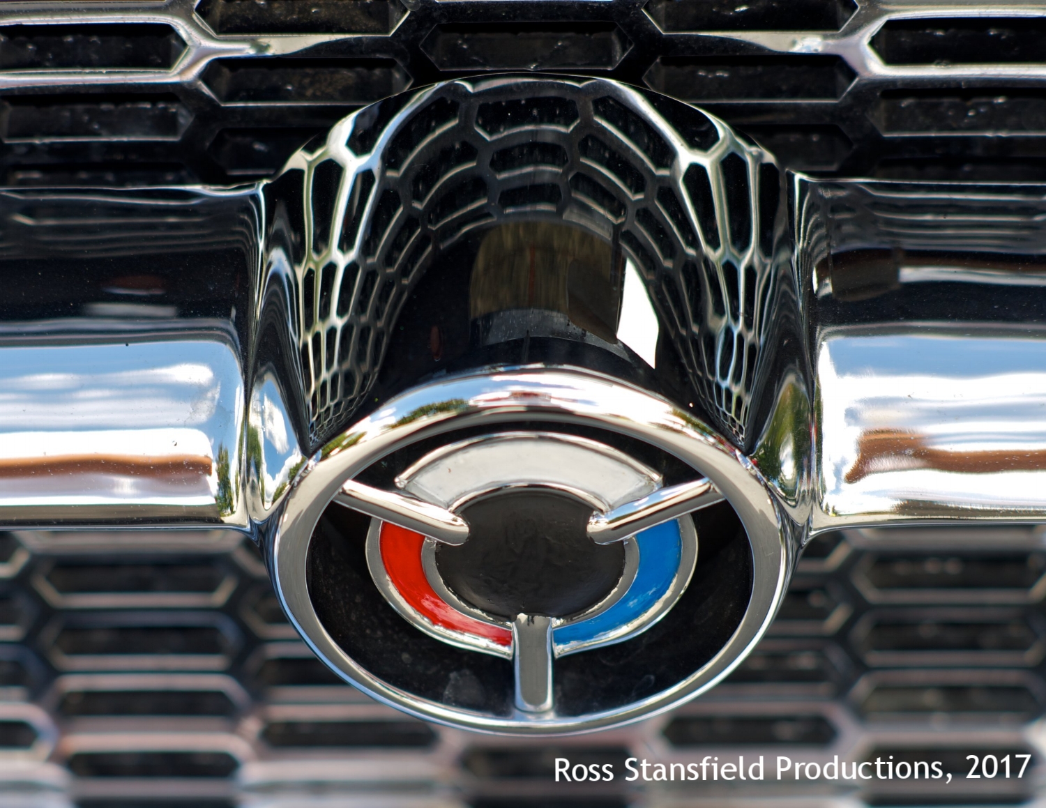 1955 Buick Century front grill center