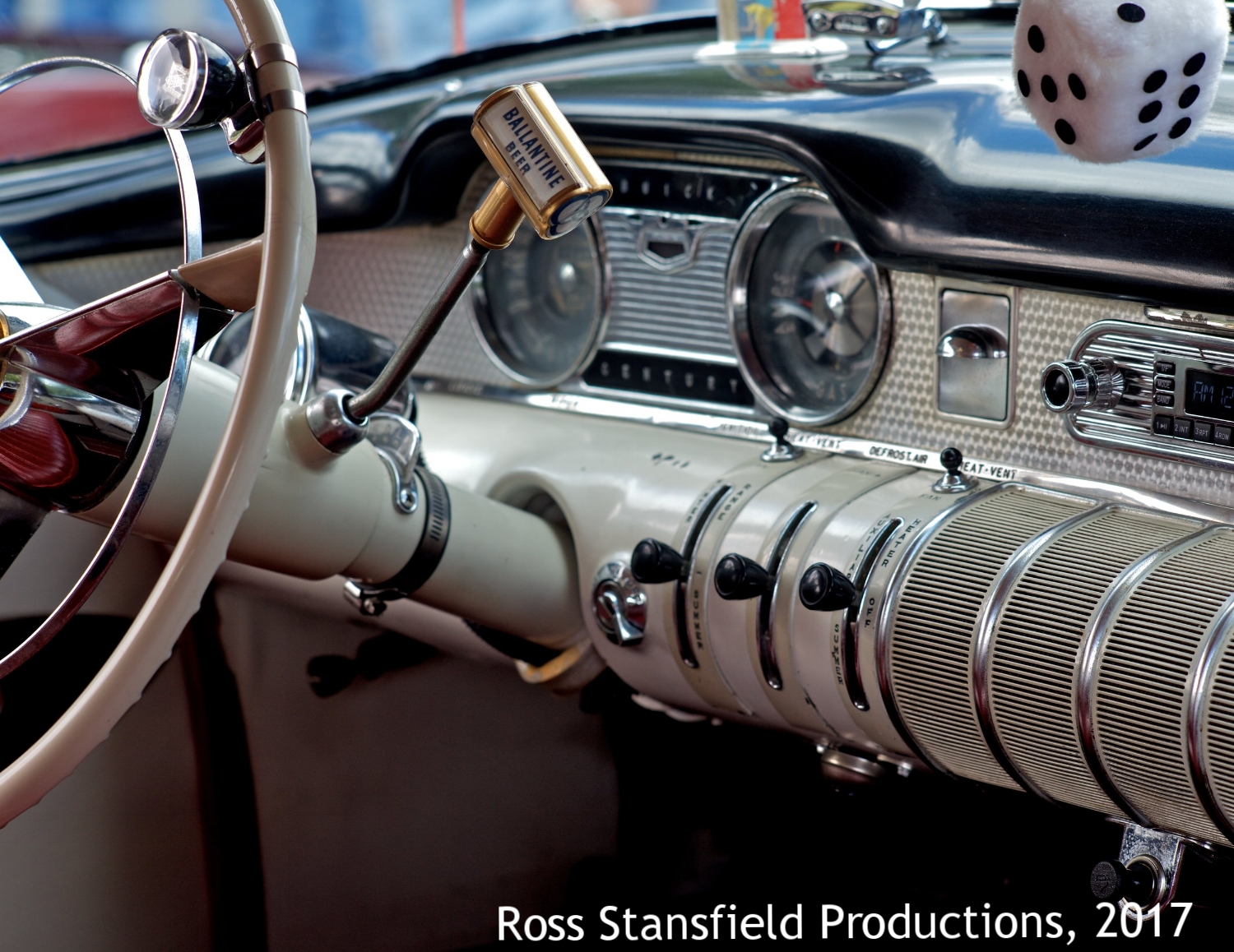 1955 Buick Century dashboard