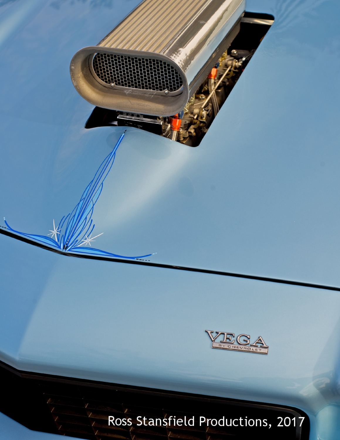 Chevy Vega Wagon with a Blower