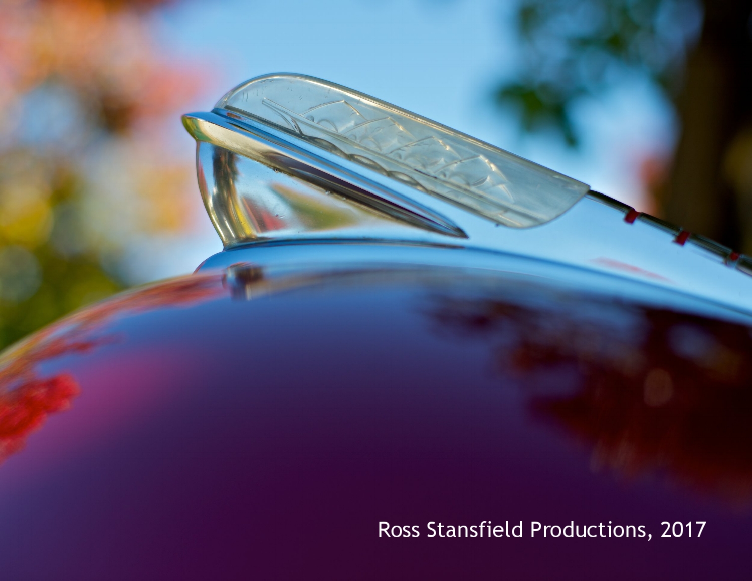 1947 Plymouth Lucite Hood Ornament with Ship