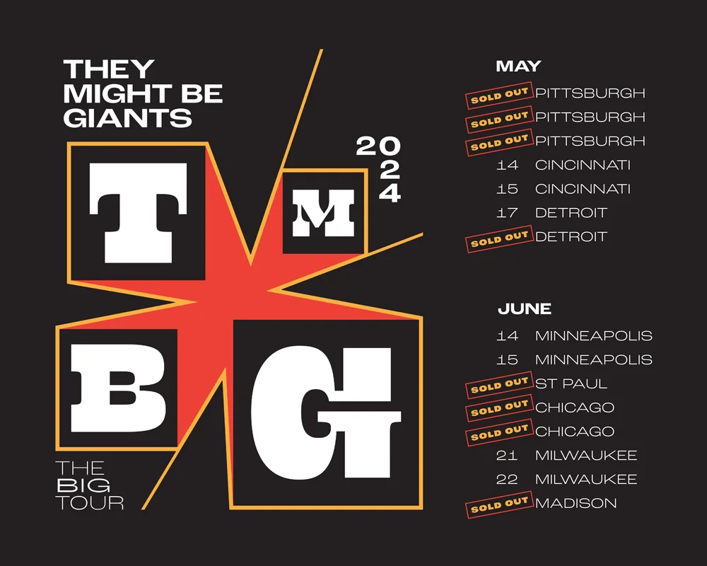 Tickets for shows — They Might Be Giants