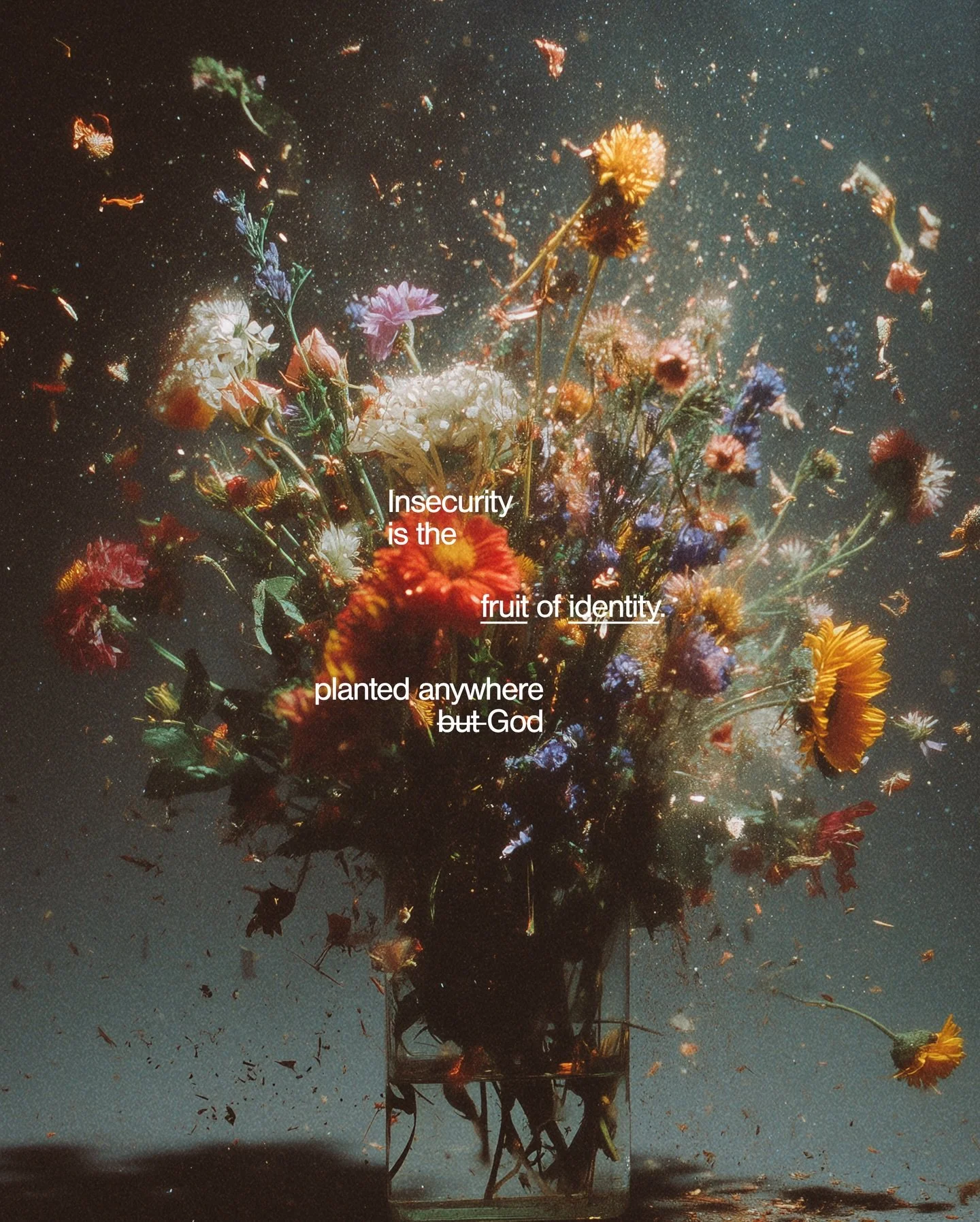 Insecurity is the fruit of identity planted anywhere but God.