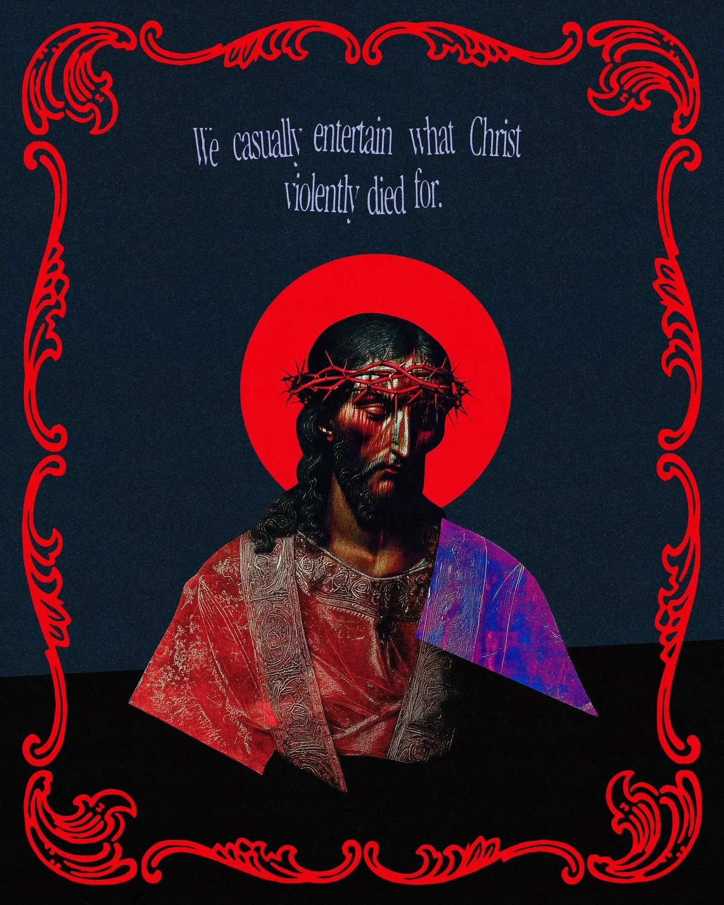 If the cross reveals anything, it&rsquo;s that God takes sin far more seriously than we do.

Comment &ldquo;prints&rdquo; for a link to my print shop!