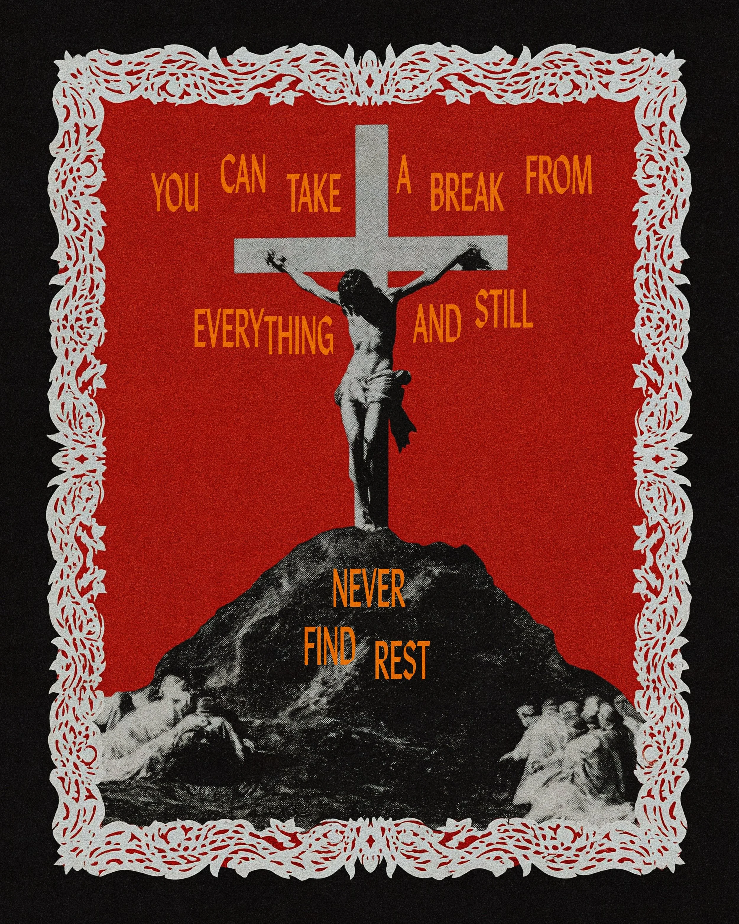 We&rsquo;ve gotten really good at escaping and calling it rest. But Jesus never offered rest apart from Himself. You don&rsquo;t need somewhere to escape. You need Someone to abide in.

Comment &ldquo;Prints&rdquo; or &ldquo;wallpaper&rdquo; and I&rs