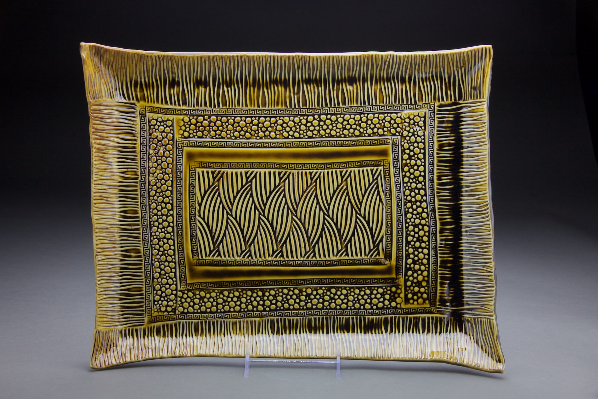 13x16 in. Amber celadon