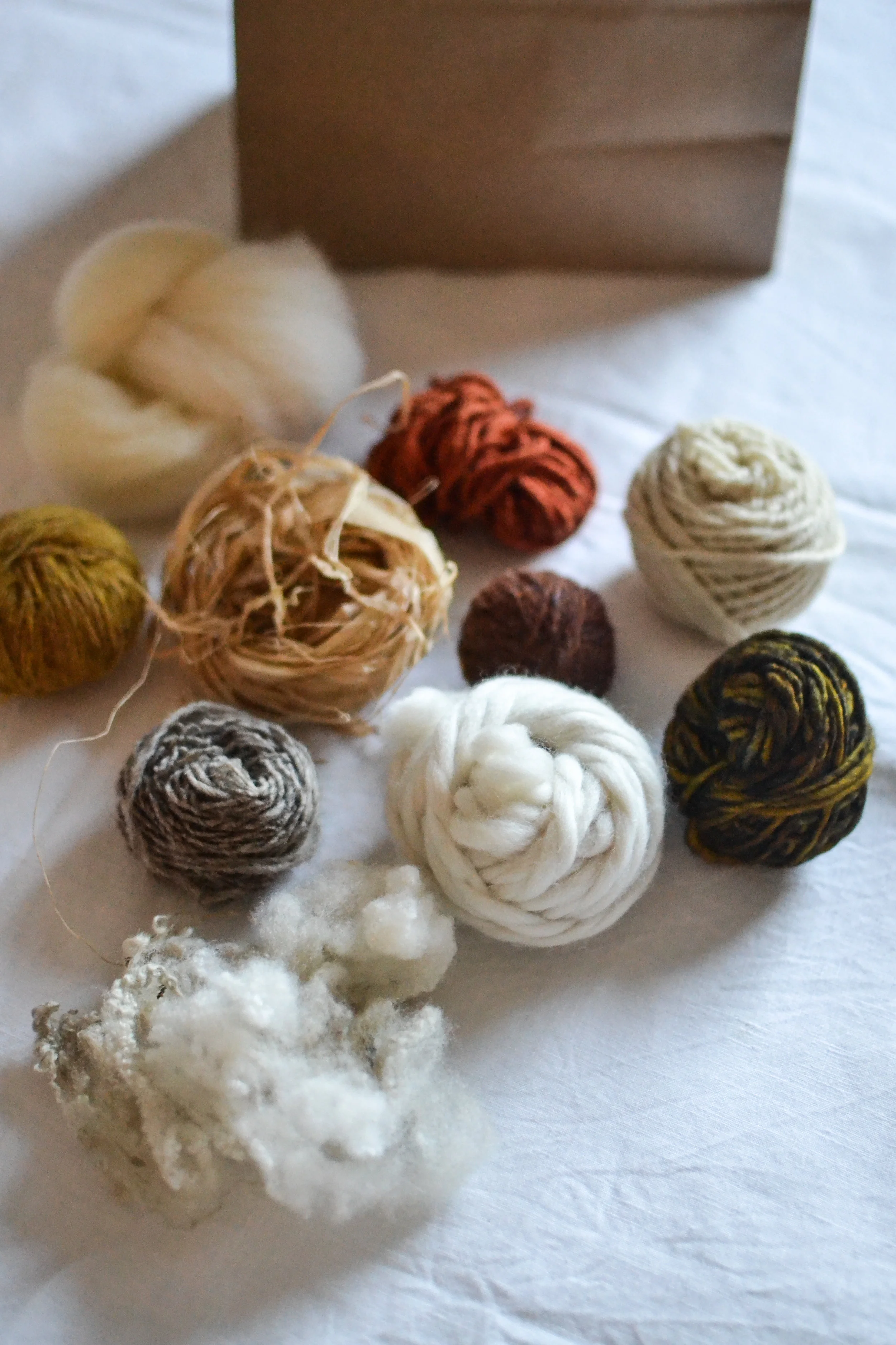 Weaving yarn pack - Earth/Sand colourway 