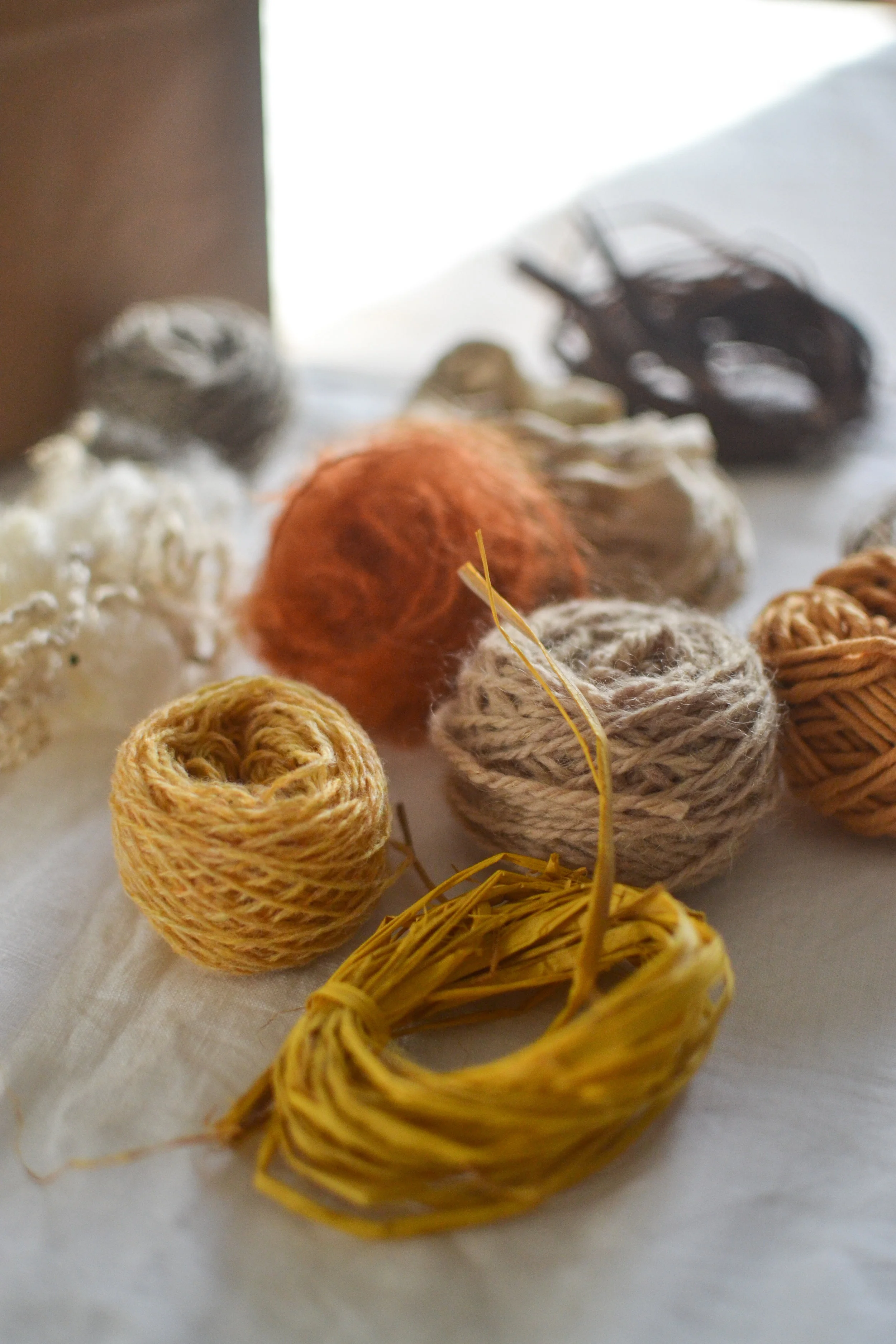 Weaving yarn pack - Golden Light colourway