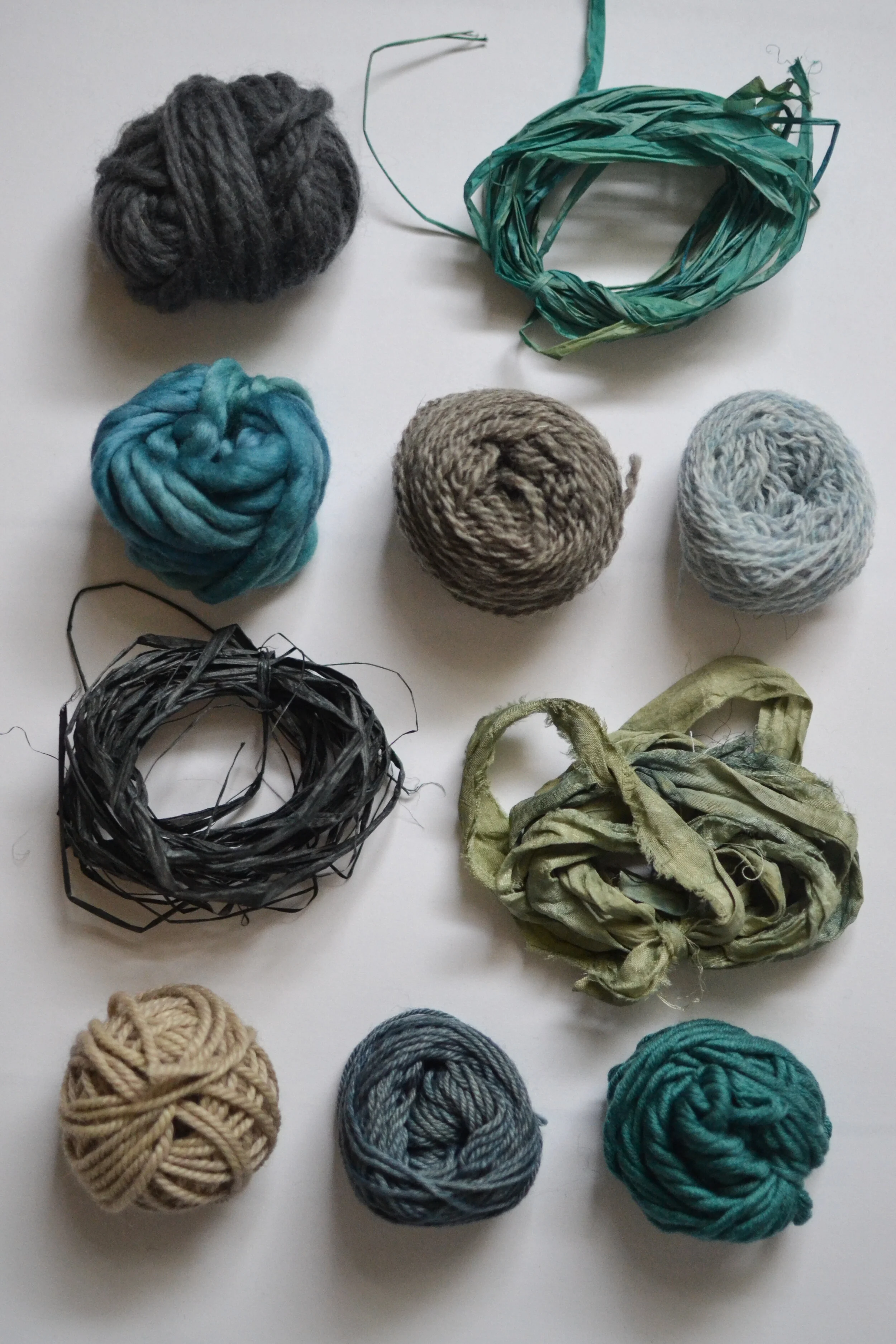 Weaving yarn pack - River/Rock colourway 