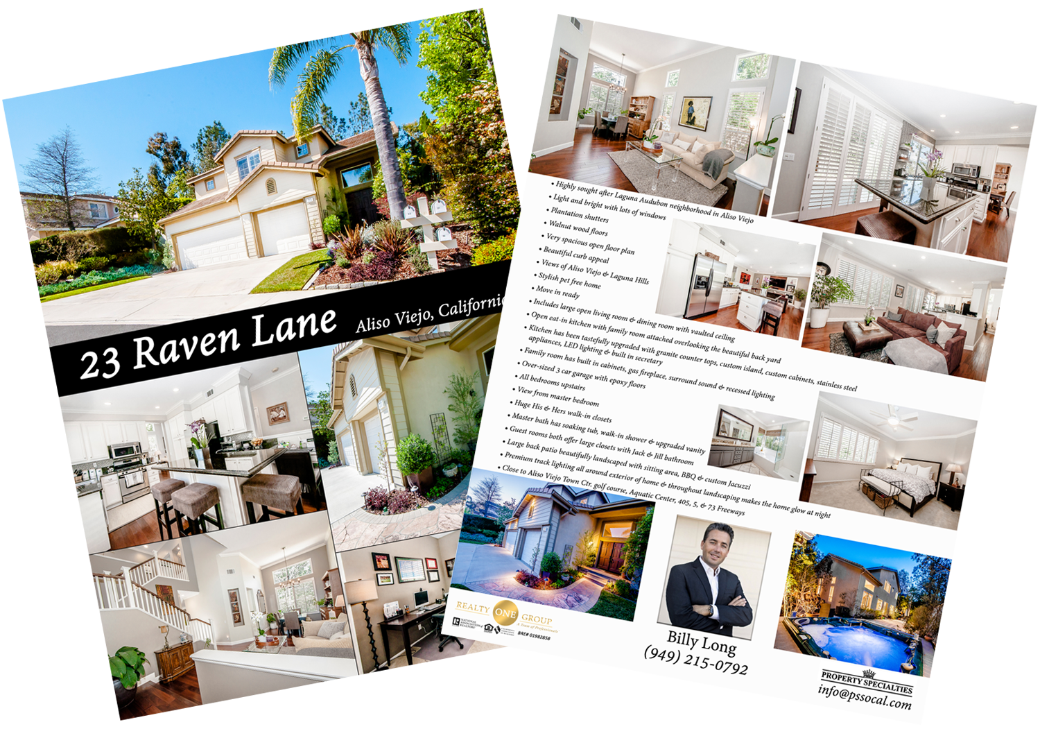 8.5 x 11 Single page brochure