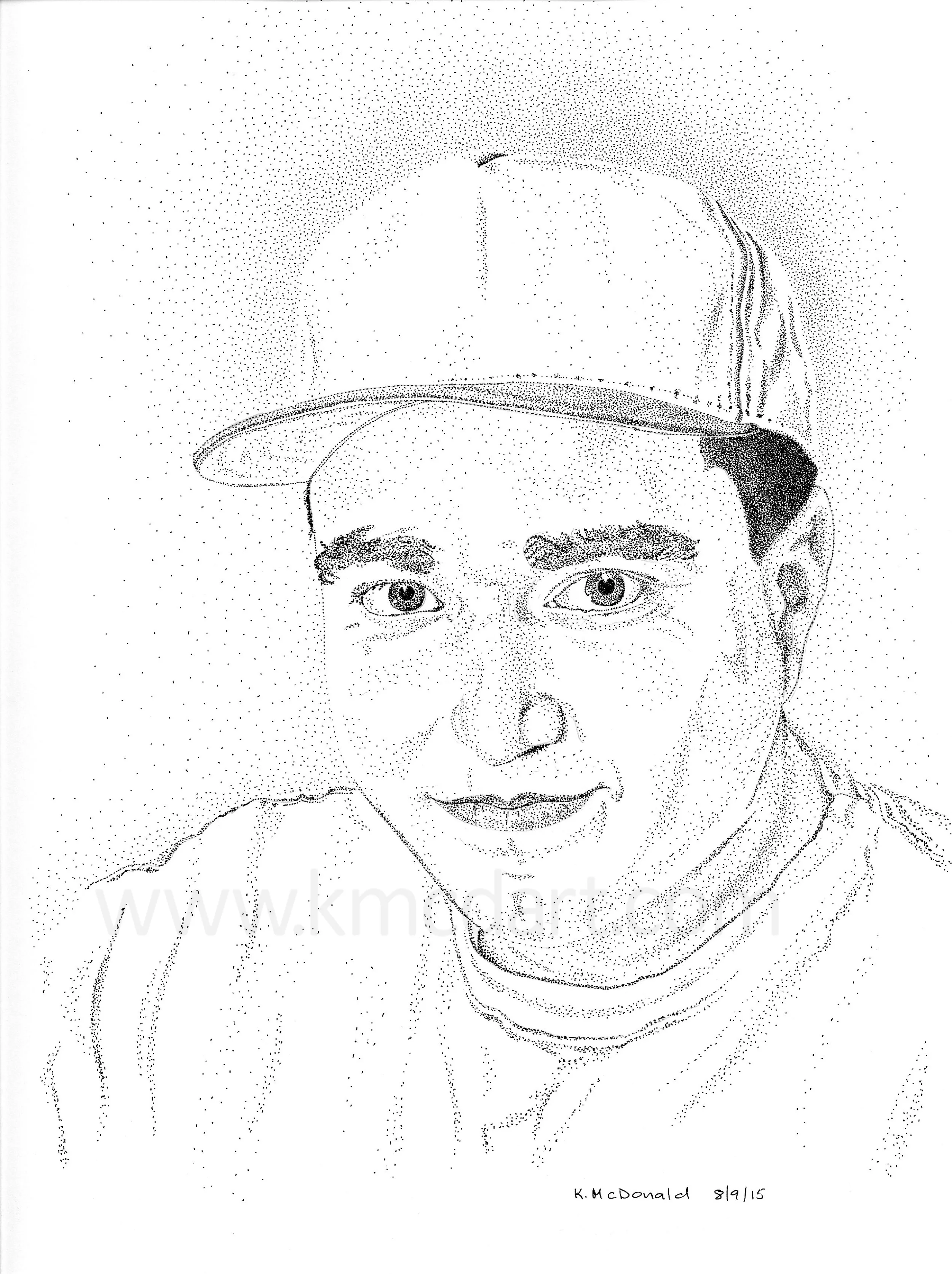 Craig: ink on bristol, 9" x 12"