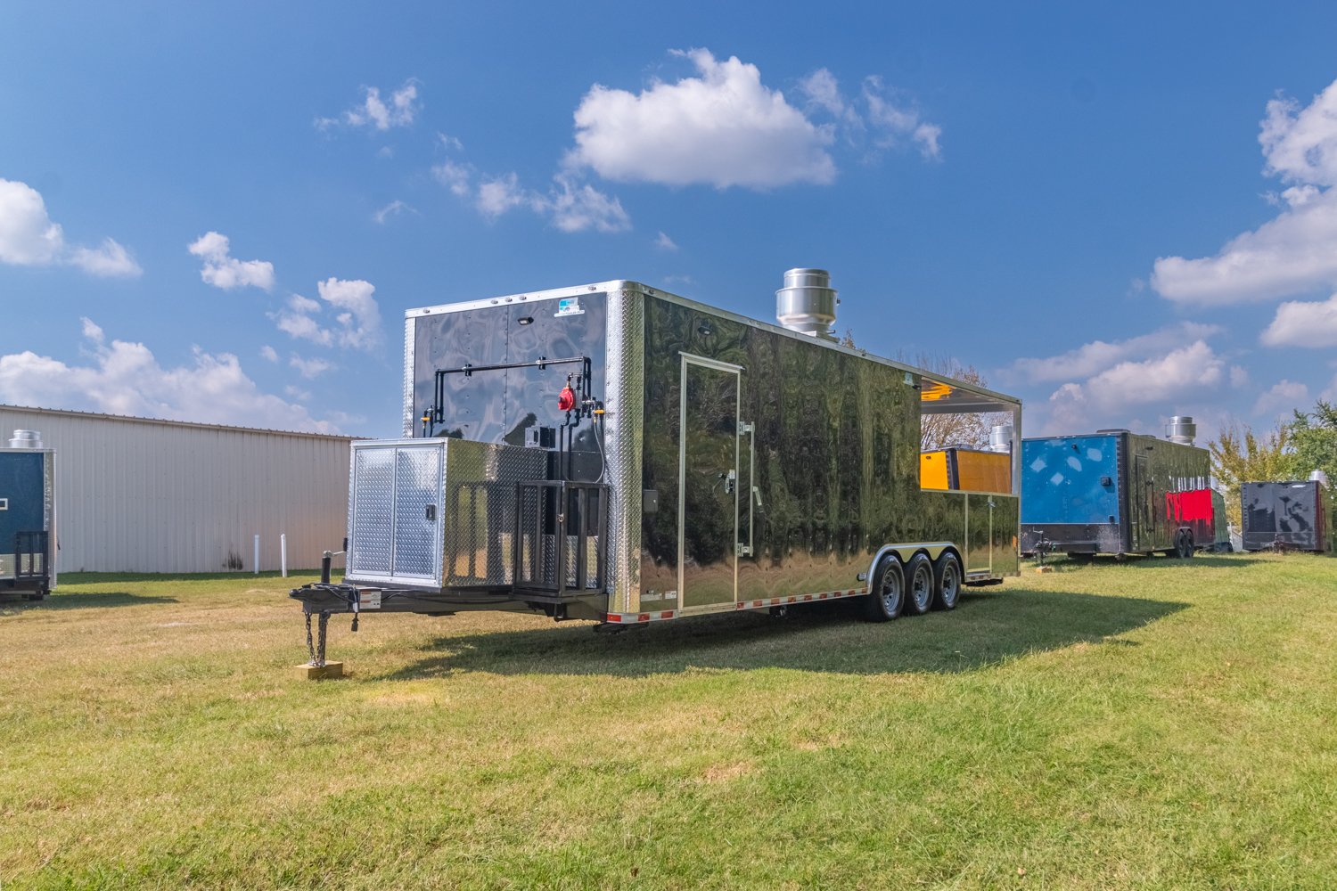 Custom Trailer Pros - black food trailer with large porch on rear Vin 82878-6.jpg