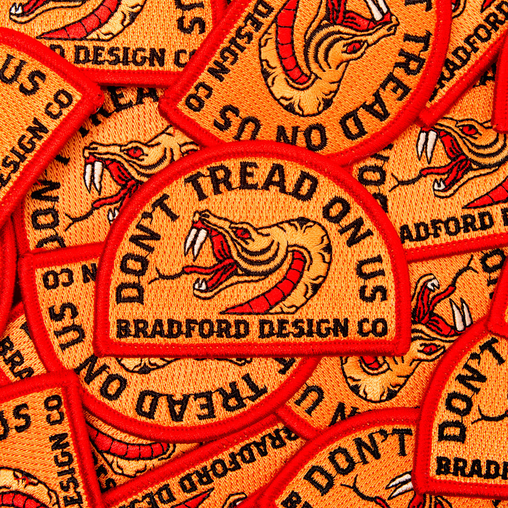 Don't Tread On Us Patch — Bradford Design Co.