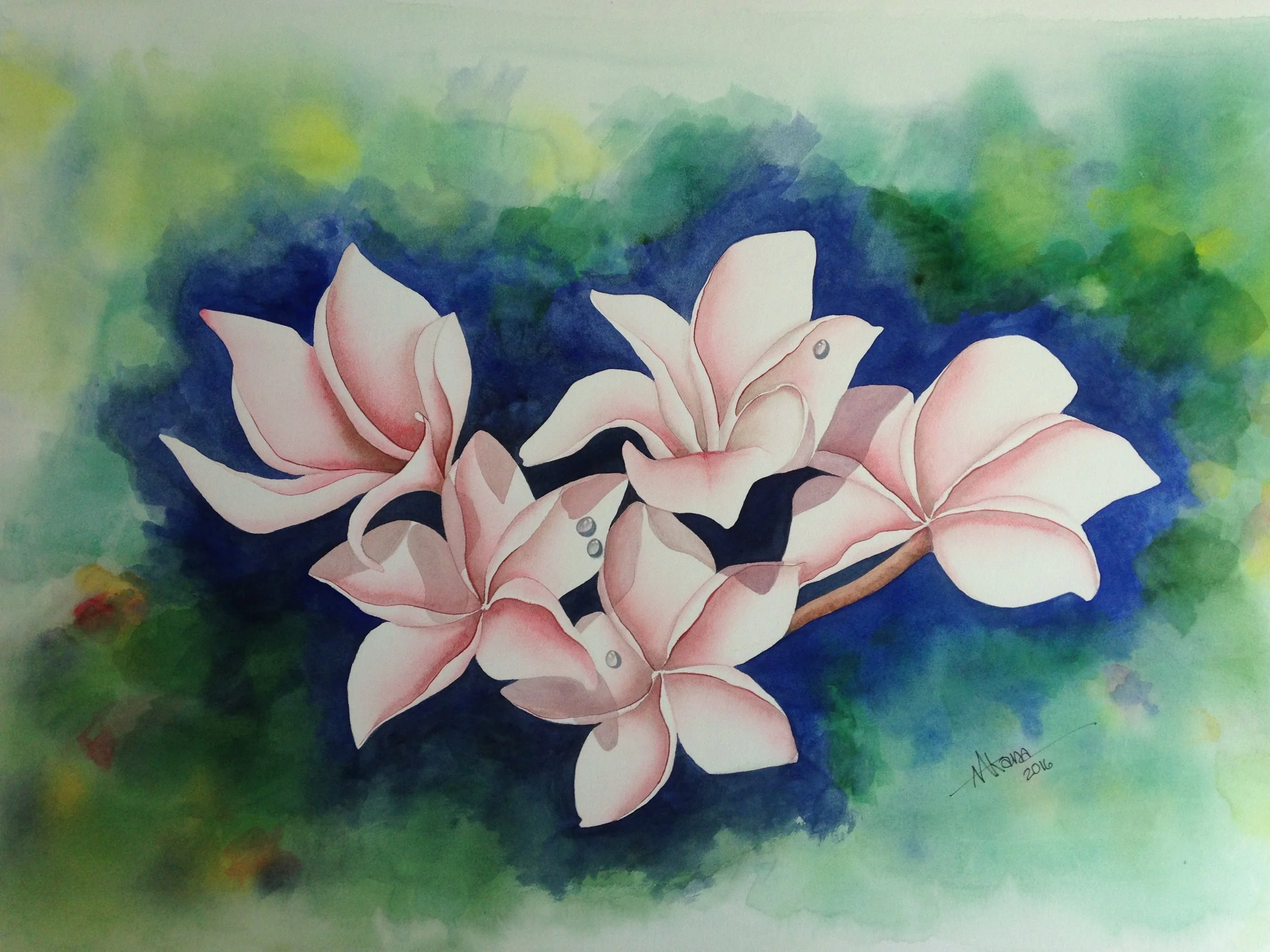 Delicate Pink Plumeria