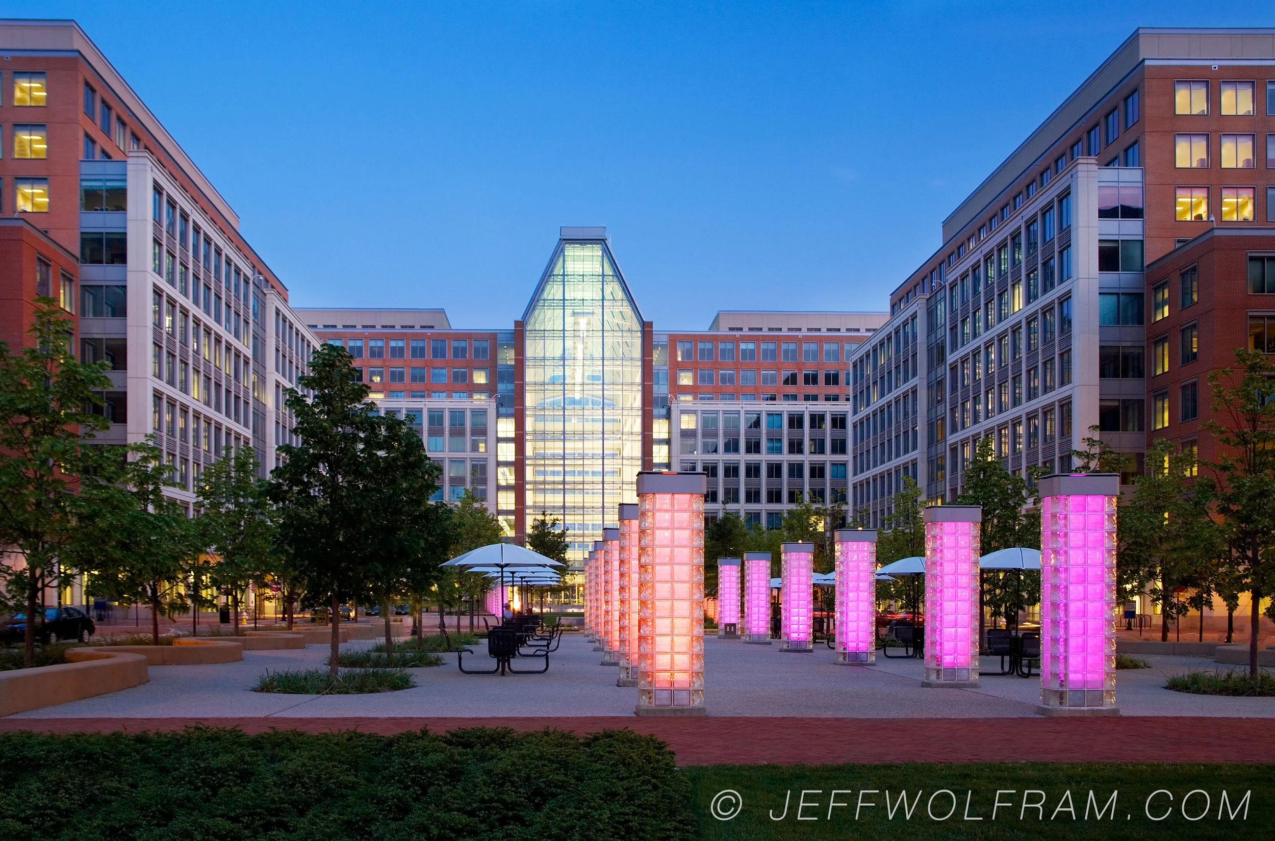 Government Building Complex photographed by Virginia Architectural Photographer, Jeff Wolfram